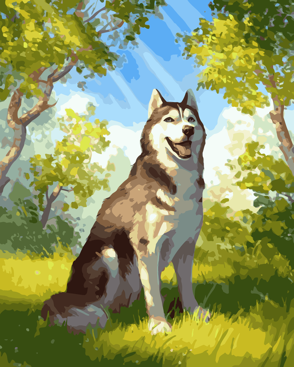 Happy Husky