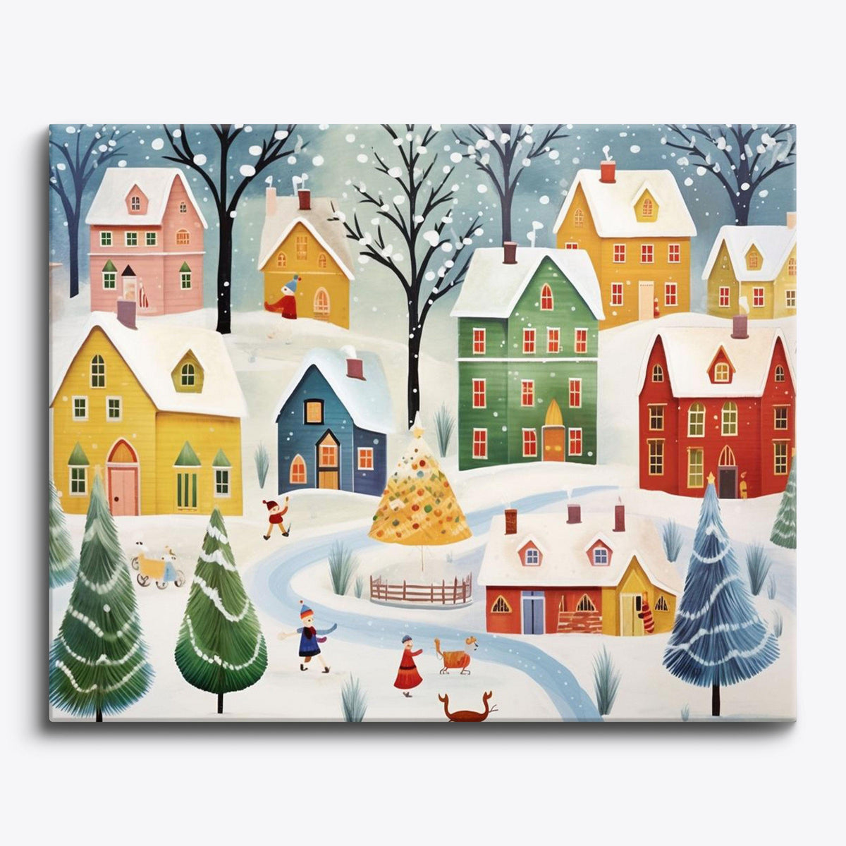 Whimsical Winter Village