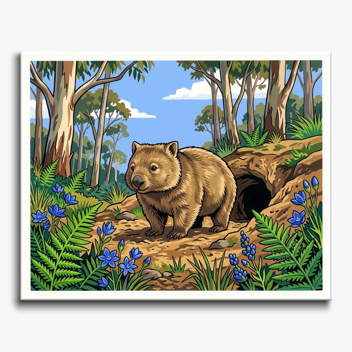 Wombat in Nature