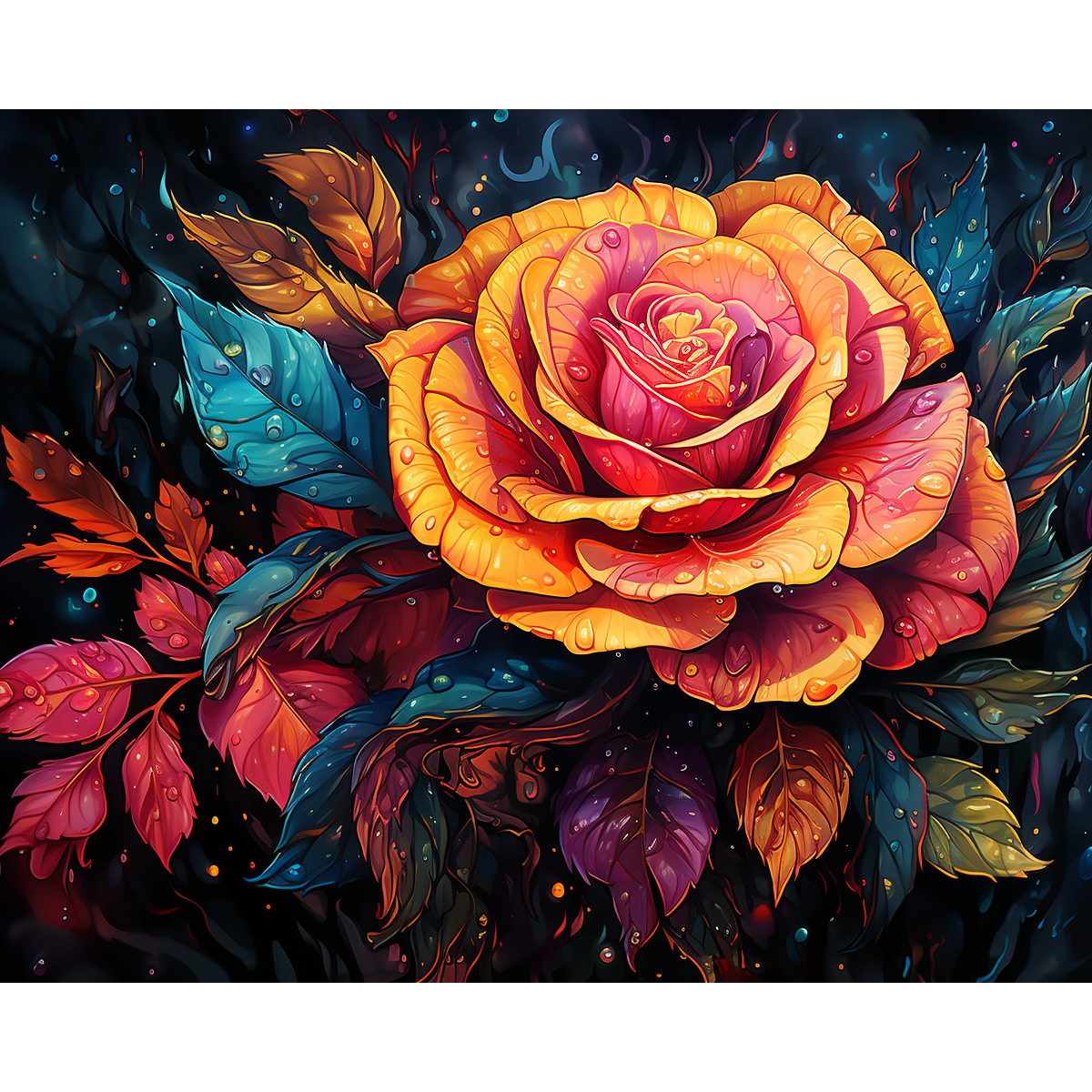 Rosas abstractas