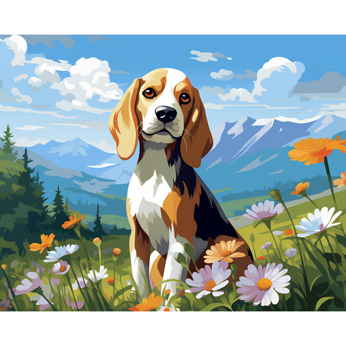 Nyanser av Beagles lycka